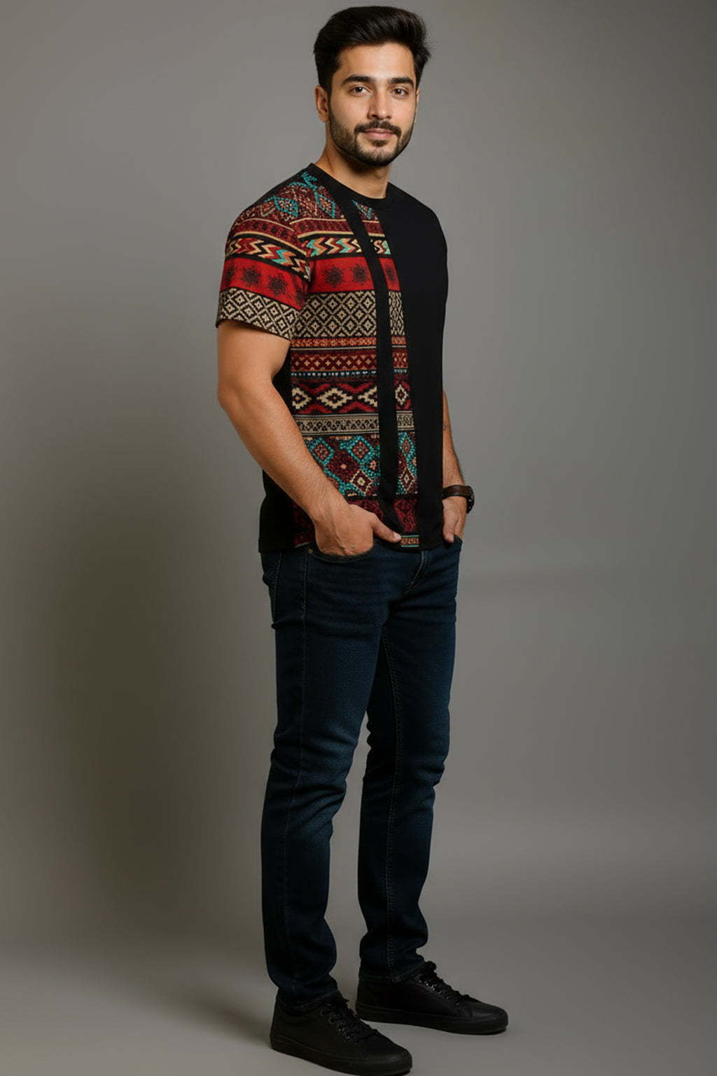 Crimson Caravan Premium Men Tee