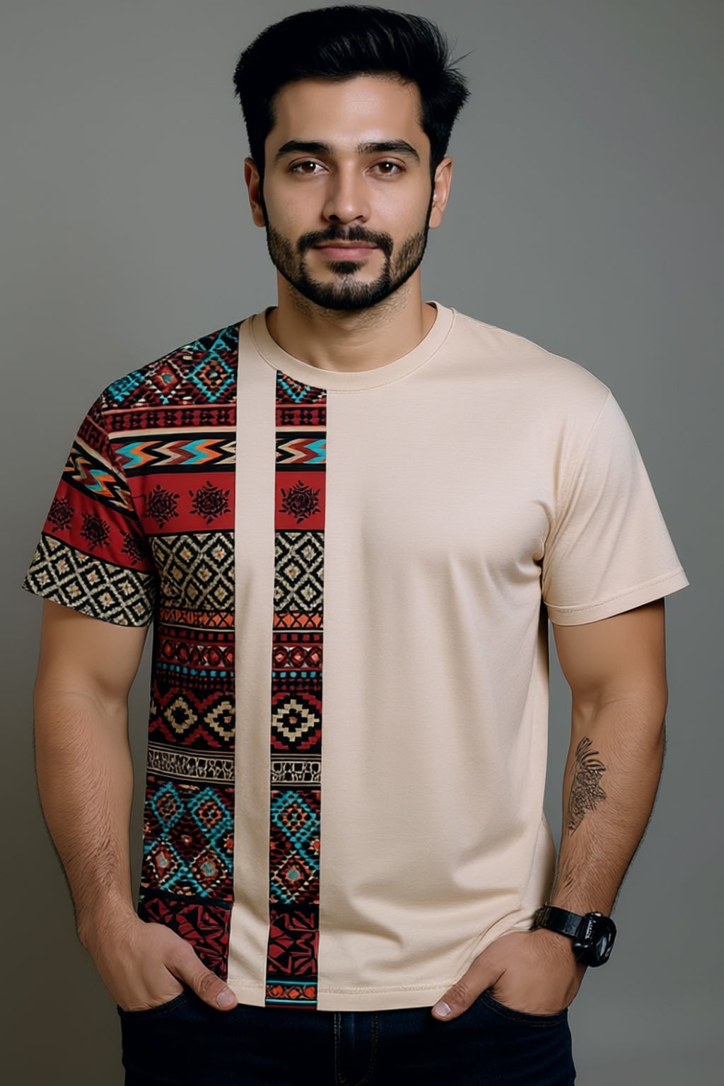 Crimson Caravan Premium Men Tee